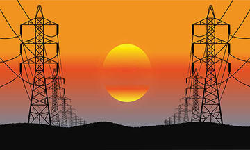 Grid Sunset